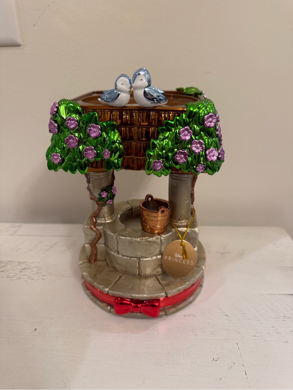 DISNEY Princess Birdsong Wishing Well Bath and Body Works Candle Holder NWT
